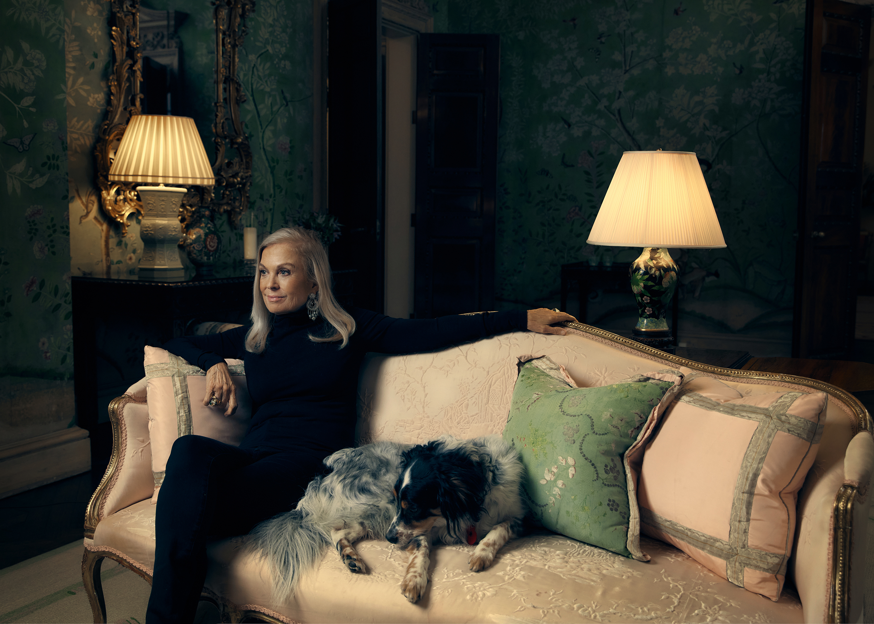 Jane Hartley, the US Ambassador, photographed at Winfield House